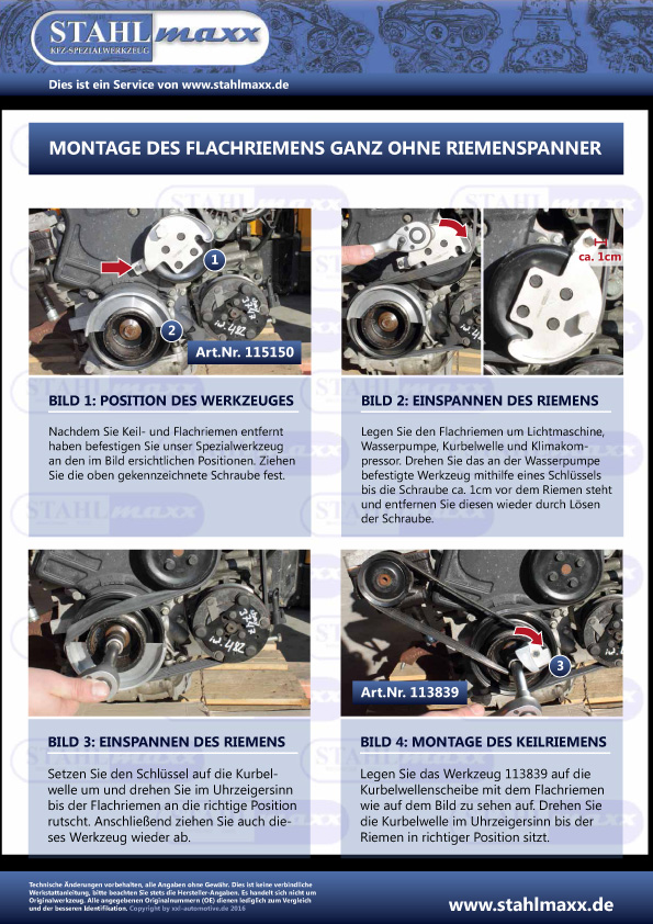 KS Tools Keilrippenriemen-Montagehilfe für BMW - Mini, Keilrippenriemen  Werkzeuge, Motor - Hilfsriemen/Lichtmaschine, KFZ-Spezialwerkzeuge, Werkzeuge
