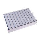 Klebegewichte silber, 100 Streifen à 12 x 5g verzinkt