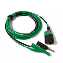 PicoBNC+ to 4mm test line 5m green