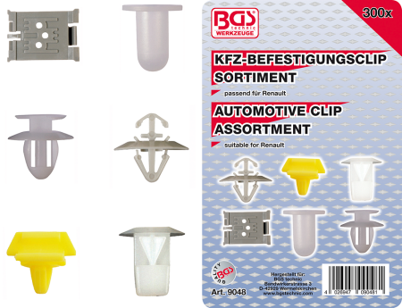 KFZ-Befestigungsclips 350 teilig (für VW, Audi, Volvo, Chrysler, Ford,  Mercede, 31,99 €