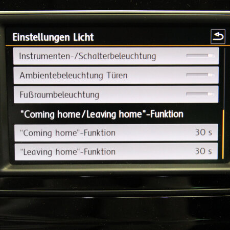 Anpassung Coming/Leaving Home Funktion