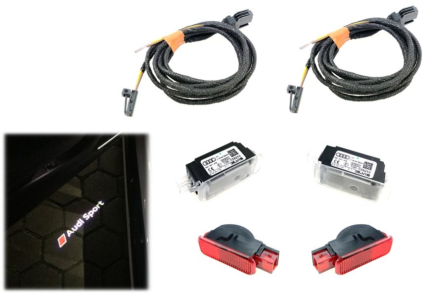 AUDI Q3 8U Türbeleuchtung SPORT LED-Einstiegsbeleuchtung Nachrüstpaket -  PCI S, 255,00 €