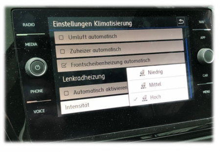 VW Tiguan AD Lenkradheizung beheizbares Lenkrad Kabelsatz - PCI