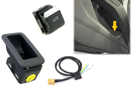 AUDI Q4 e-tron Taster elektrische Heckklappe Fahrertüre Nachrüstpaket