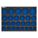 Druckhülsen-Satz, Ø 44-110 mm, in Schaumstoff, 26-tlg