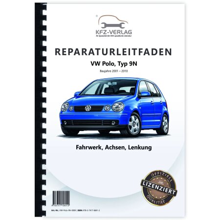 Reparaturanleitung VW Polo 4 Typ 9N 2001-2010 Fahrwerk Achsen Lenkung
