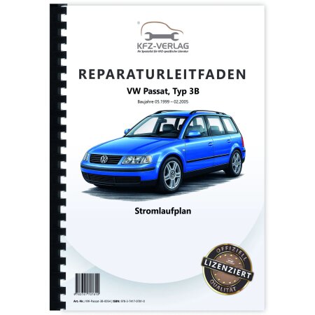VW Passat 5 Typ 3B 1999-2005 Schaltplan Stromlaufplan Verkabelung Elektrik Pläne