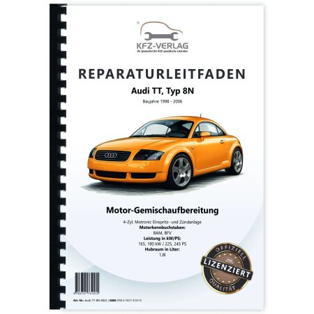 Audi TT 8N (98-06) Motronic Einspritz- Zündanlage 225-245 PS Reparaturanleitung