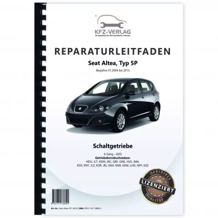 Seat Altea 5P 2004-2015 6 Gang Schaltgetriebe 02Q Kupplung Reparaturanleitung