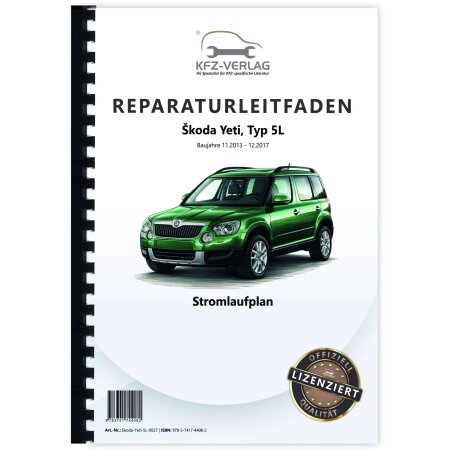 Stromlaufplan Skoda Yeti Typ 5L 2013-2017
