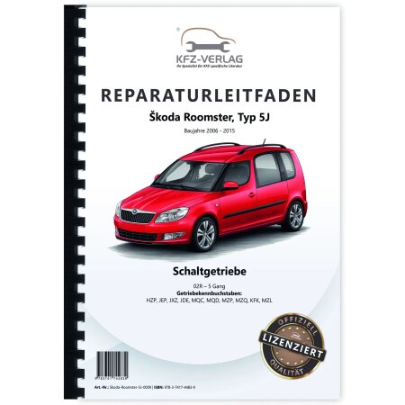 Reparaturanleitung SKODA Roomster 5J (06-15) 5 Gang Schaltgetriebe 02R Kupplung