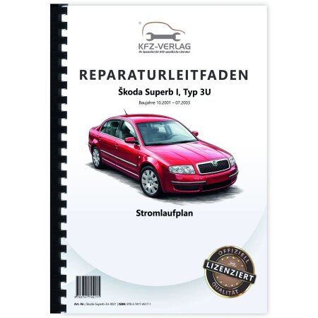 Stromlaufplan SKODA Superb I 3U 2001-2003