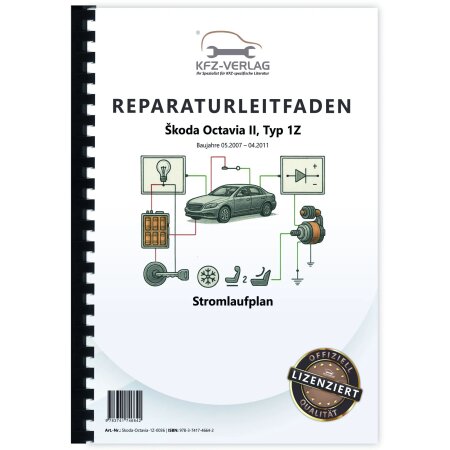SKODA Octavia Typ 1Z (07-11) Schaltplan Stromlaufplan Verkabelung Elektrik Pläne