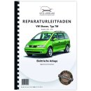 VW Sharan Typ 7M (95-10) Allgemeine Infos Elektrische Anlage Reparaturanleitung