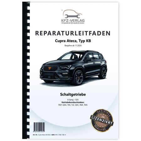 Reparaturanleitung Cupra Ateca Typ KB ab 2020 6 Gang Schaltgetriebe 02S Kupplung