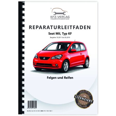 Reparaturanleitung Seat Mii Typ KF 2011-2019 Felgen und Reifen