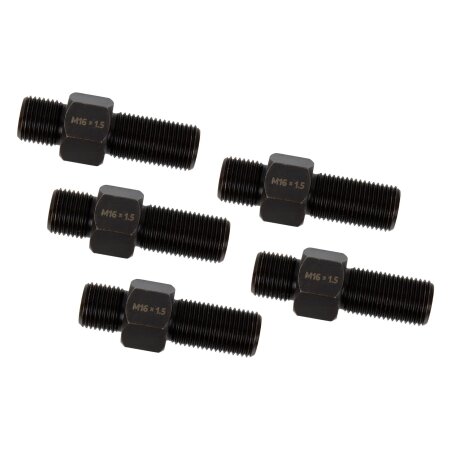 Adapterbolzensatz, 5-tlg., AG M16x1.5 x AG M16x1.5
