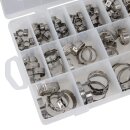 1-Ohr Schlauchschellen, Ø 5.8-28.6 mm, Edelstahl,...