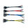 Hantek 6-Wege Universal-Breakout-Kabel Set (0.6 mm, 1.5 mm, 2.3 mm, 2.8 mm)