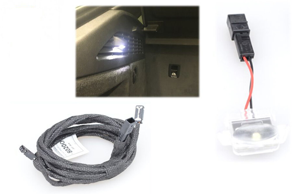 Adapter LED-Kofferraumbeleuchtung für VW Eos 1F 