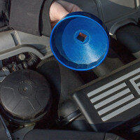 BETOOLL Ölfilterschlüssel, 86 mm, 16 Rillen,  Ölfilterdeckel-Entfernungswerkzeug, Ölfilter-Sockel, kompatibel mit BMW-  und Volvo-Fahrzeugen : : Auto & Motorrad
