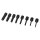 Steckschlüssel-Einsätze, Innensechskant, 5-19 mm